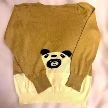 프랑슈리페 레어! 귀여운 팬더 무늬 니트