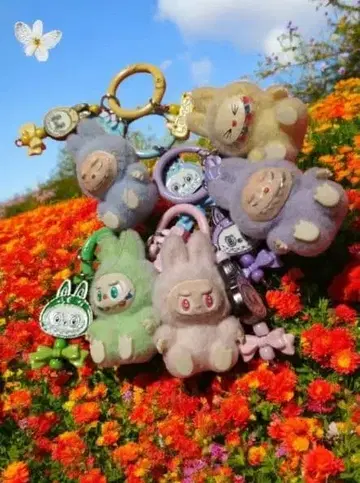 봉제 인형 키링 세트