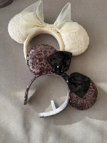 미니 마우스 귀 머리띠 2세트