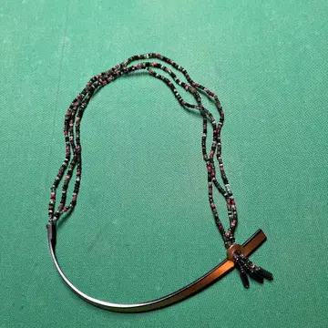 superfine 비즈 목걸이 멀티 컬러