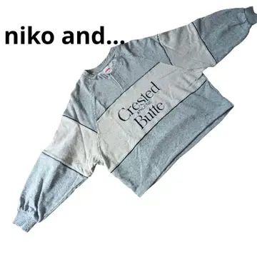 niko and 니코앤드 모듬 로고 헨리넥 풀오버 M 밑단 조정