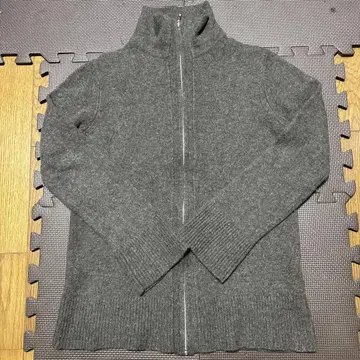 [ TOMORROWLAND ] 브라운 울 100% 집업 가디건