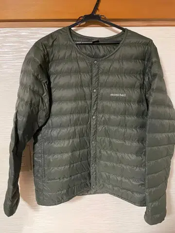 mont-bell 다운 자켓 M 올리브 그린