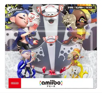 Splatoon amiibo 후우카 만타로 우츠호 3체 세트