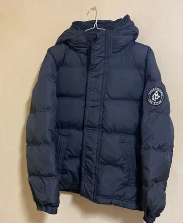 아바크롬비&피치 후드 부착 다운 자켓 네이비 남성용 M