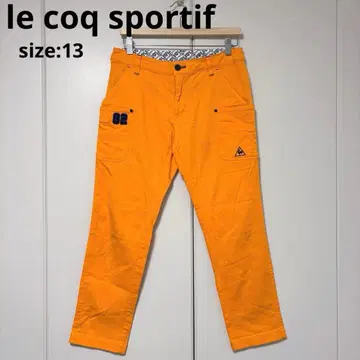 르꼬끄 스포르티브 롱 바지 오렌지 자수 13