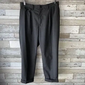 BEAMS PLUS 2 플리츠 트로피컬 울 트라우저 sizeM