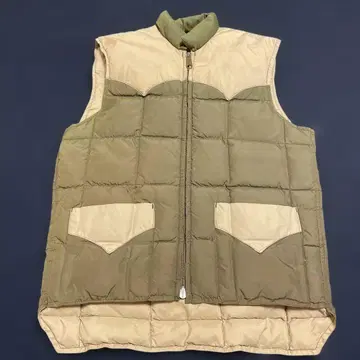 Schott 다운 베스트 올리브 베이지 XS