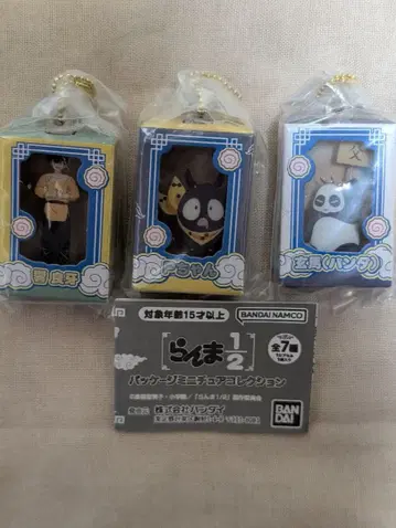 란마 1/2 패키지 미니어처 컬렉션 료가 P짱. 팬더