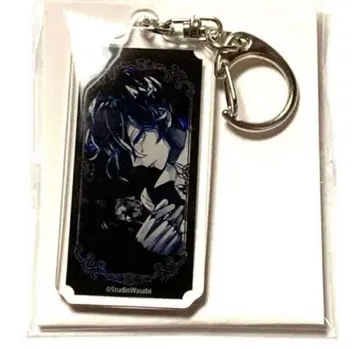 악마 집사와 검은 고양이 아쿠네코 eeo 초기 아크릴 키링 보스키