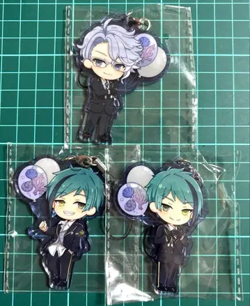 트위스테 비주얼 컬러 아크릴 스트랩 옥타비넬 기숙사 세트