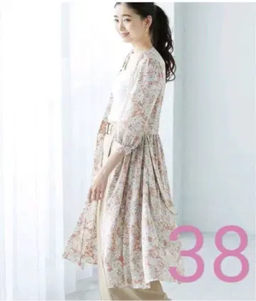 ROPE 2way 플라워 프린트 원피스