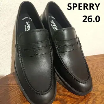 [컨디션 최상] SPERRY TOP-SIDER 코인 로퍼 26.0 블랙
