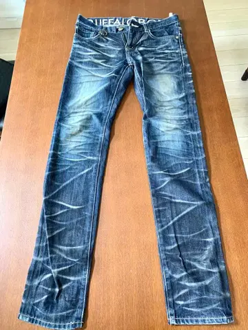 BUFFALO BOBS 다크 블루 슬림핏 데님