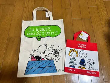 스누피전 뮤지엄 토트백 한정판 에코백 PEANUTS