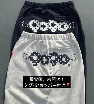 9090 90 Logo Dot Original Pants Navy