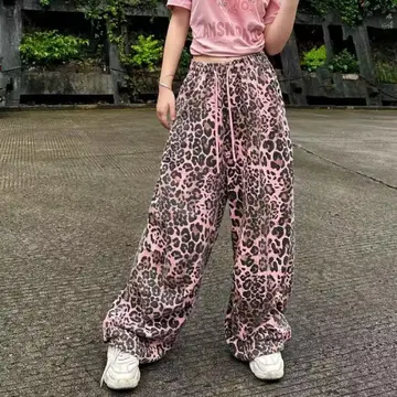 레오파드 무늬 레이디 ZUMBA 의류 카고 팬츠 새상품