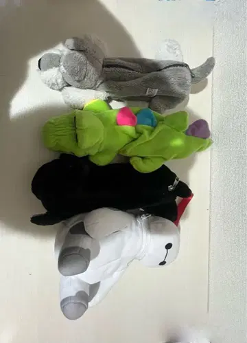 봉제 인형 필통 세트