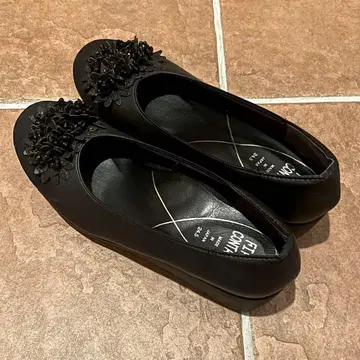 힐 펌프스 블랙 24.5cm