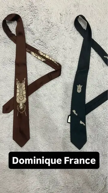 Dominique France 넥타이 2개 세트 낱개 판매 가능