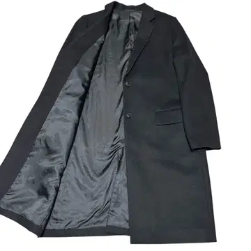 새상품급 UNIQLO 유니클로 캐시미어 혼방 체스터 코트 XL 블랙