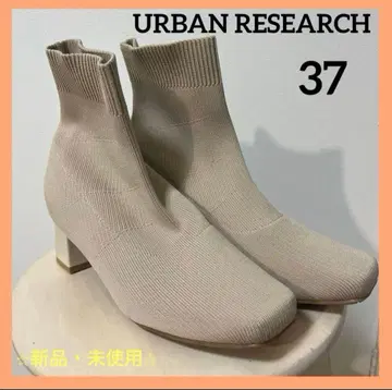 URBAN RESEARCH 여성용 숏부츠 핏 부티 37