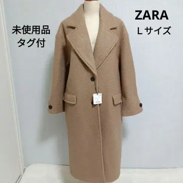 [ 미사용품 택 포함 ] ZARA 부클레 체스터 코트 L 사이즈