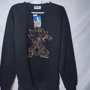 새상품 트레이닝복 XL 쉐도우 소닉 더 헤지혹 맨투맨 속기모