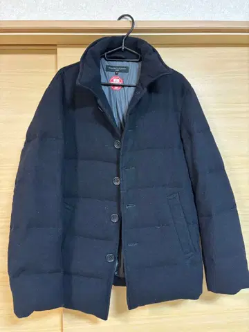 SHIPS 프렌치 다운 트위드 다운 자켓 윈드스토퍼 울