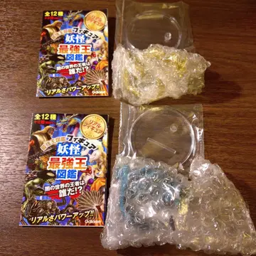 요괴 최강왕 도감 피규어 용신 리얼 컬러 금 시크릿 다른 색상