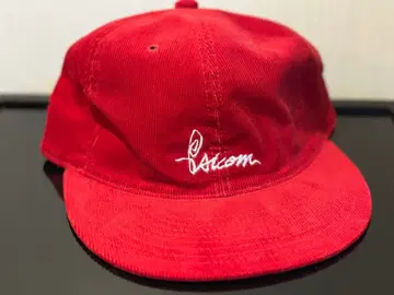 Psicom Lame Cap 'CORDUROY' RED