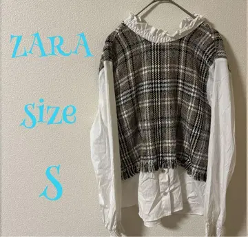 ZARA 자라 체크 무늬 셔츠 S 사이즈