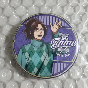 진격의 거인 이케프리 레스토랑 푸드 주문 특전 캔뱃지 한지 1개