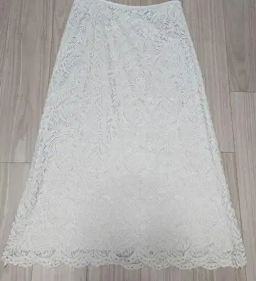 UNTITLED 전체 레이스 롱 스커트