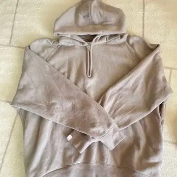 그래프페이퍼 루프휠러 하프 지퍼 후드티