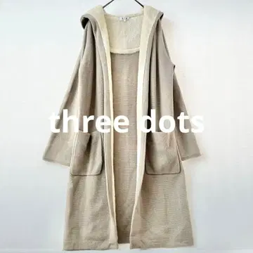 쓰리 dots three dots 보아 가운 코트