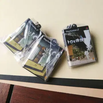 [ 가챠 ] 게임 패키지 미니어처 참 토로와 휴일 ICO PS2 레트로