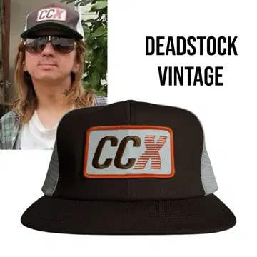 데드스탁 키요하루 착용 USA제 80s CCX 메쉬 캡 와펜