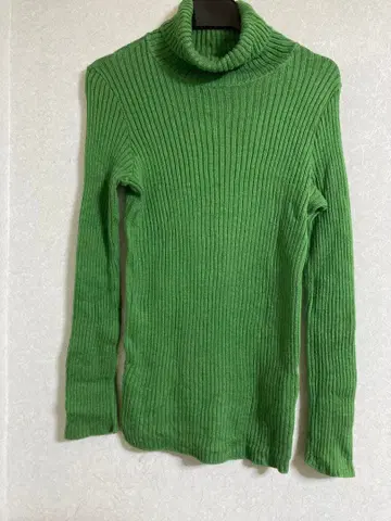 45R 면 터틀넥 스웨터