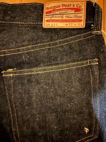 컨디션 최상 바가스 플러스 웨어하우스 청바지 880 W32 히노야