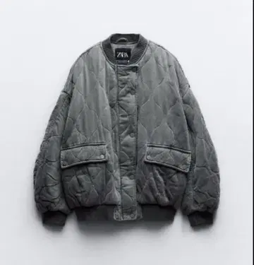 오버 사이즈 퀼팅 자켓 [ ZARA ]