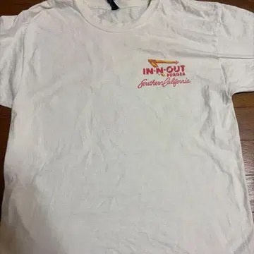 IN N OUT BURGER T셔츠 화이트