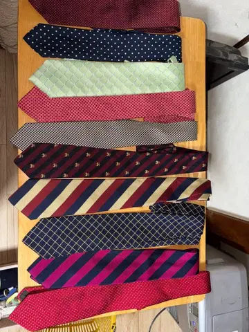 넥타이 세트 10개 브룩스브라더스