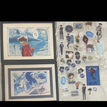 명탐정 코난 남도일(쿠도 신이치) 괴도 키드 액자 아트 세가 럭키 쿠지