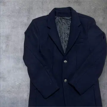 VIP 체스터 코트 비즈니스 코트 코트 네이비 vintage