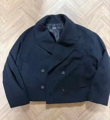 ZARA 숏 더블 브레스트 자켓 L