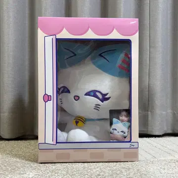 미개봉 새상품 카토 코론 앉아있는 미야이즈 봉제 인형 트레이딩 카드 콜론