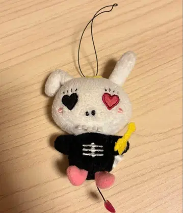 러브 네이비 토끼 해골 헤이세이 레트로 헤이세이 소녀 키링 마가렛