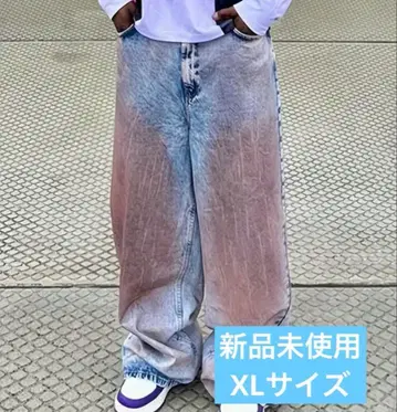 그라데이션 데님 와이드 팬츠 XL 사이즈