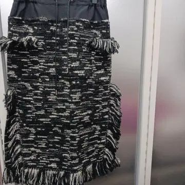 sacai 스커트 롱 스커트 트위드 스커트